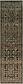 3' 6 x 13' 6 Hossainabad Persian Runner Rug thumbnail