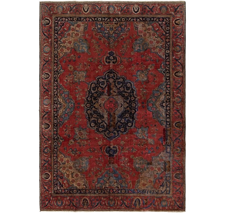 7' 4 x 11' 2 Tabriz Persian Rug