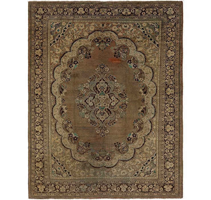 10' x 12' 5 Meshkabad Persian Rug