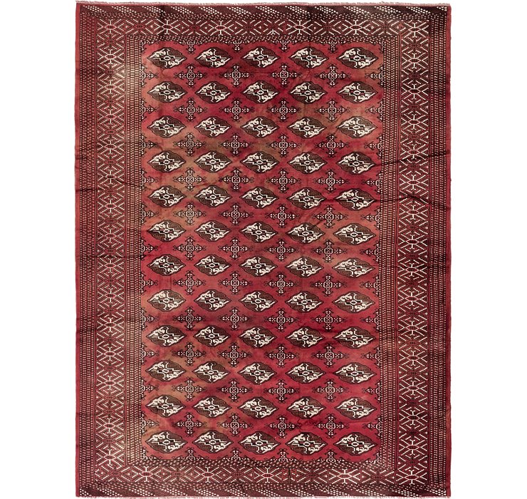 8' 6 x 10' 9 Torkaman Persian Rug