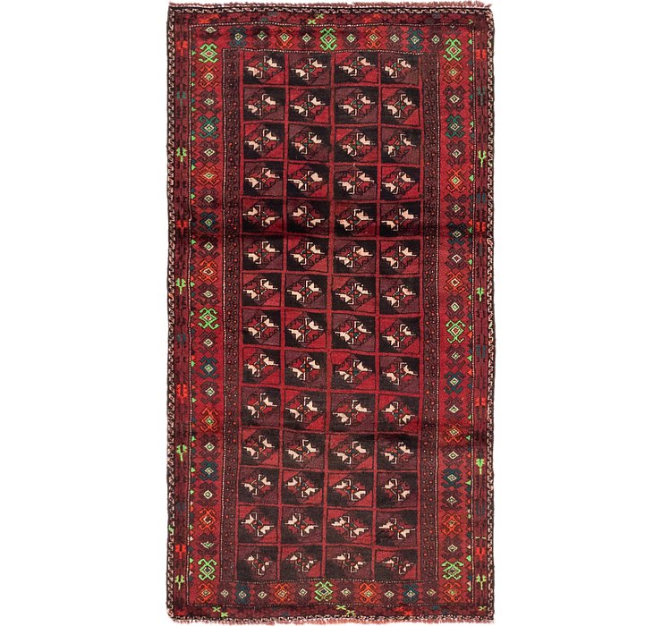 3' x 5' 8 Balouch Persian Rug