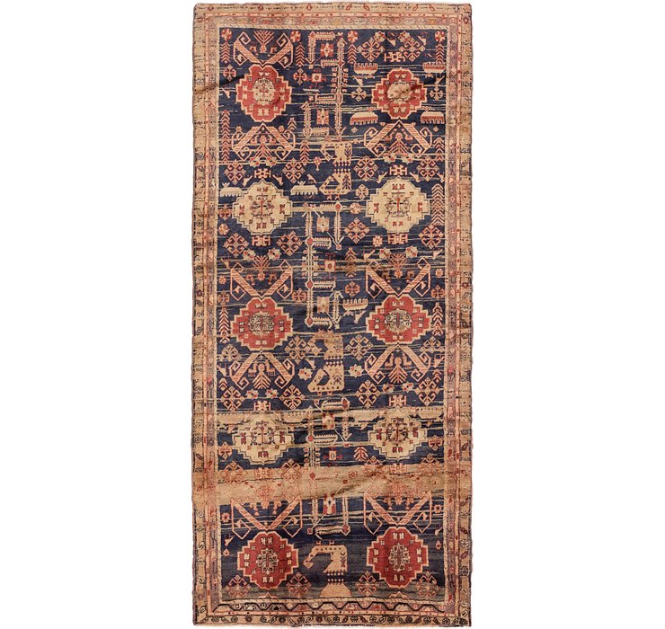 4' 6 x 10' 2 Hamedan Persian Runner ...