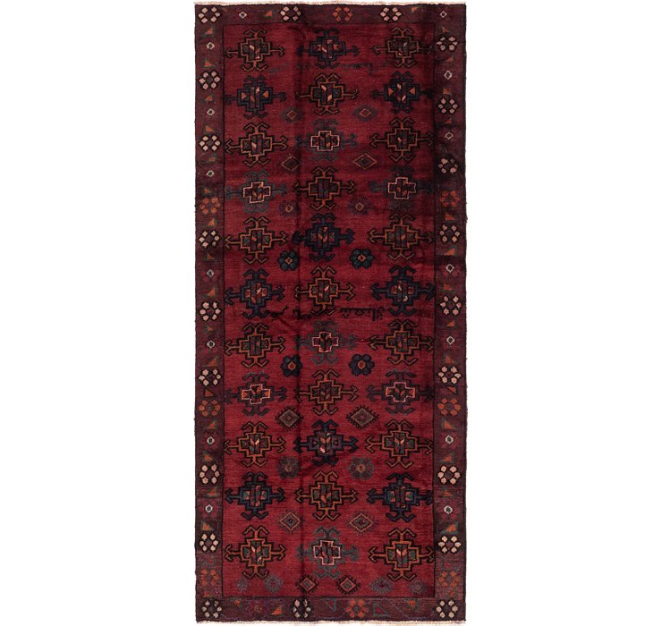 3' 8 x 8' 6 Shiraz Persian Runner Rug