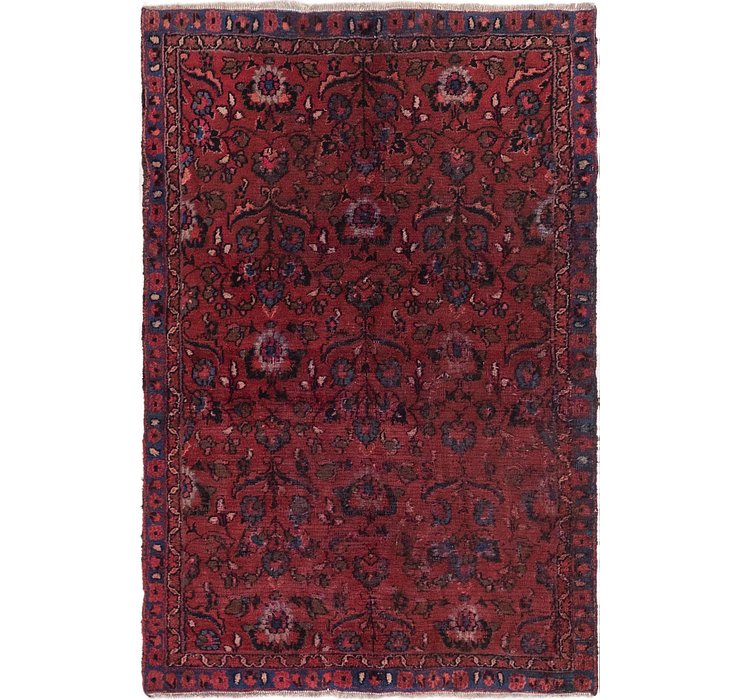 4' x 6' Mashad Persian Rug