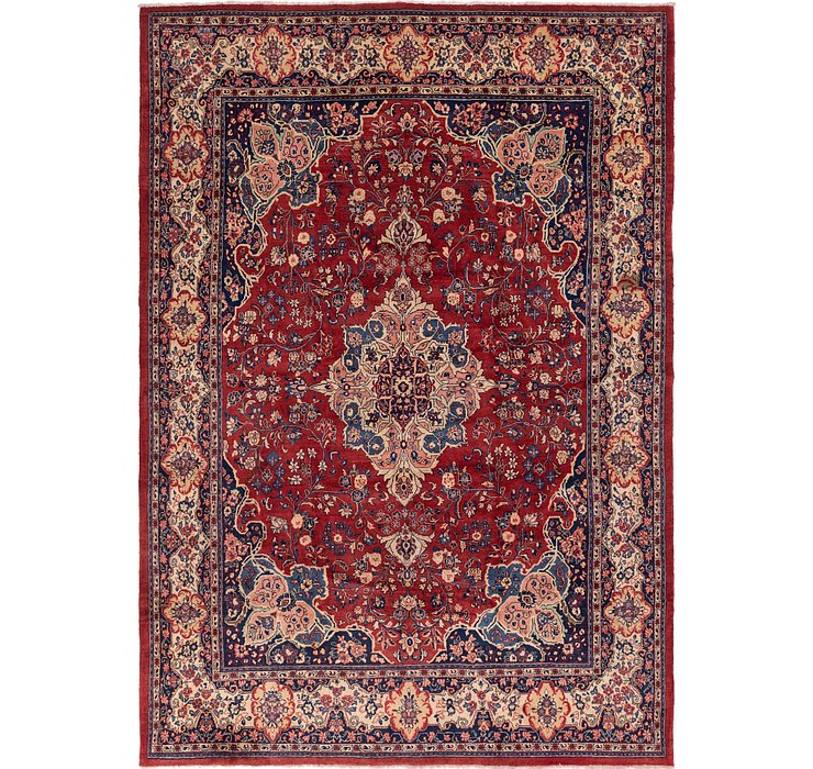 9' 10 x 13' 9 Meshkabad Persian Rug