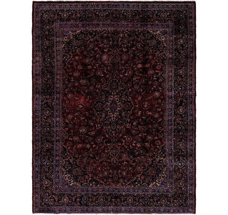 9' 10 x 12' 9 Kashan Persian Rug