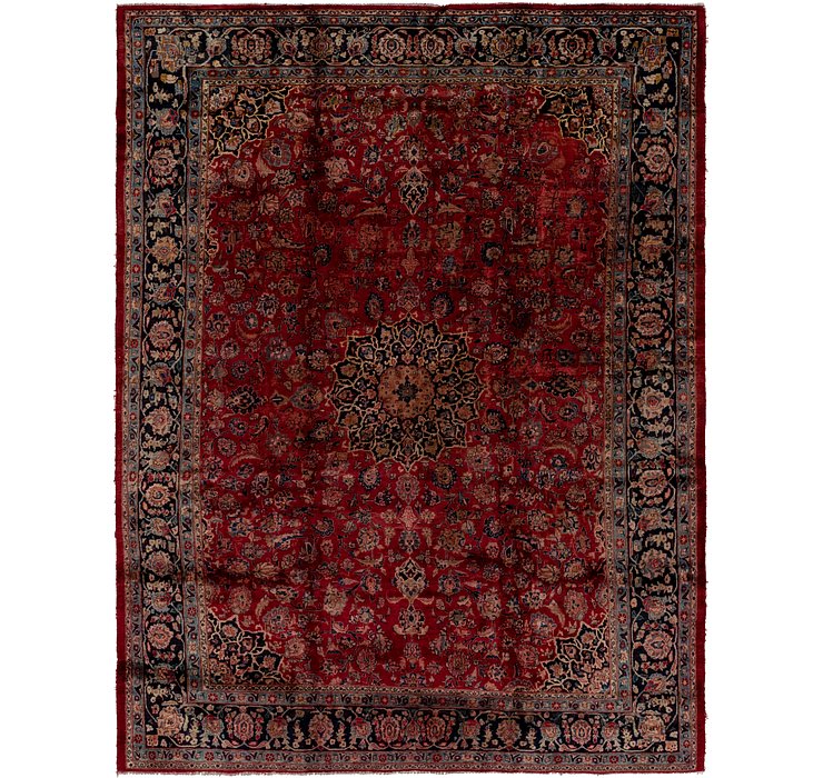 9' 7 x 12' 6 Mashad Persian Rug