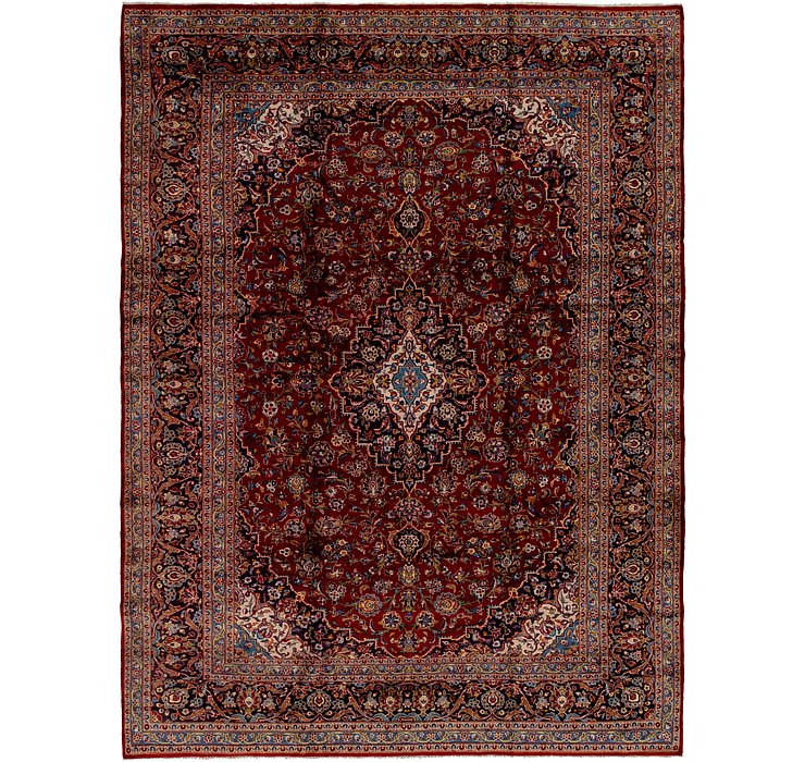 10' x 13' Kashan Persian Rug