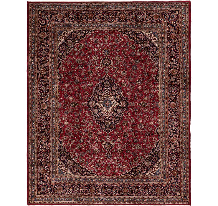 9' 7 x 12' Kashan Persian Rug