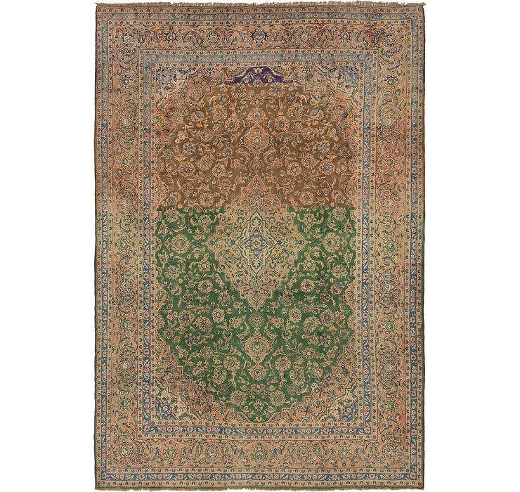 9' 6 x 14' Kashan Persian Rug