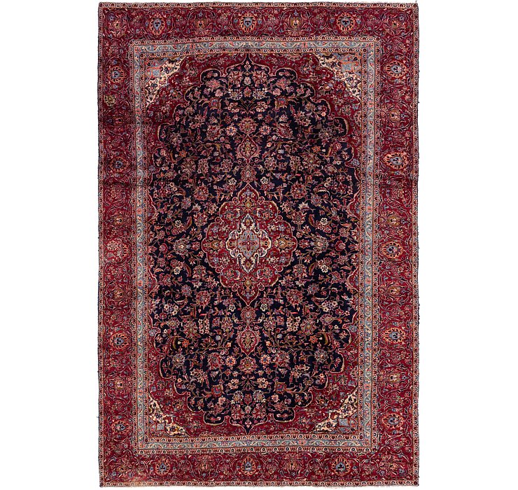 8' 8 x 13' 7 Kashan Persian Rug