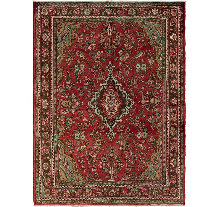 7' 2 x 9' 8 Hamedan Persian Rug