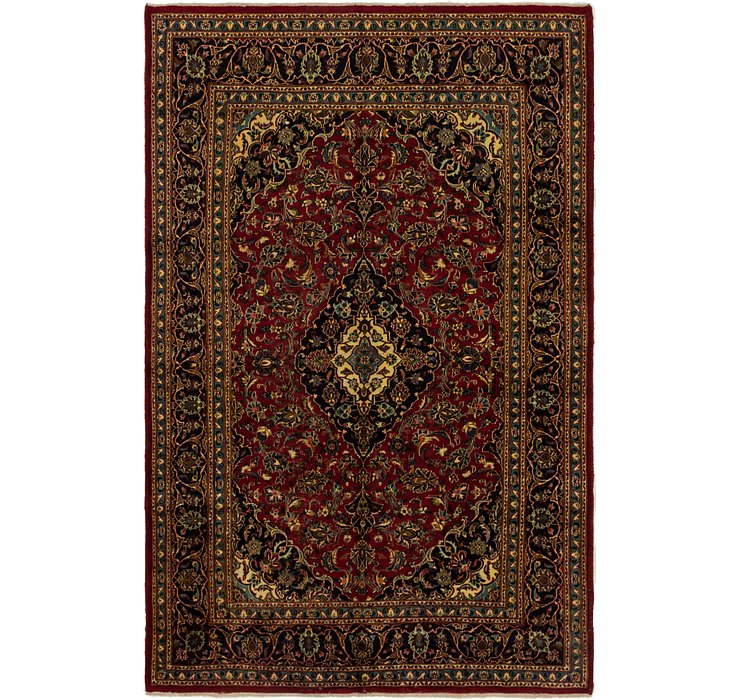 6' 4 x 10' 2 Mashad Persian Rug