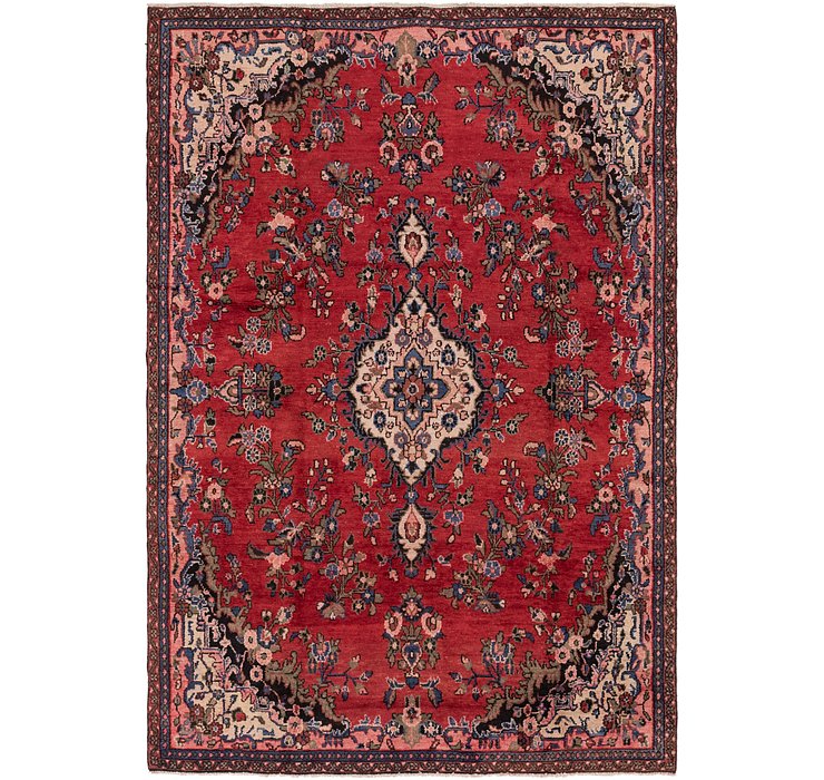 6' 7 x 9' 8 Hamedan Persian Rug