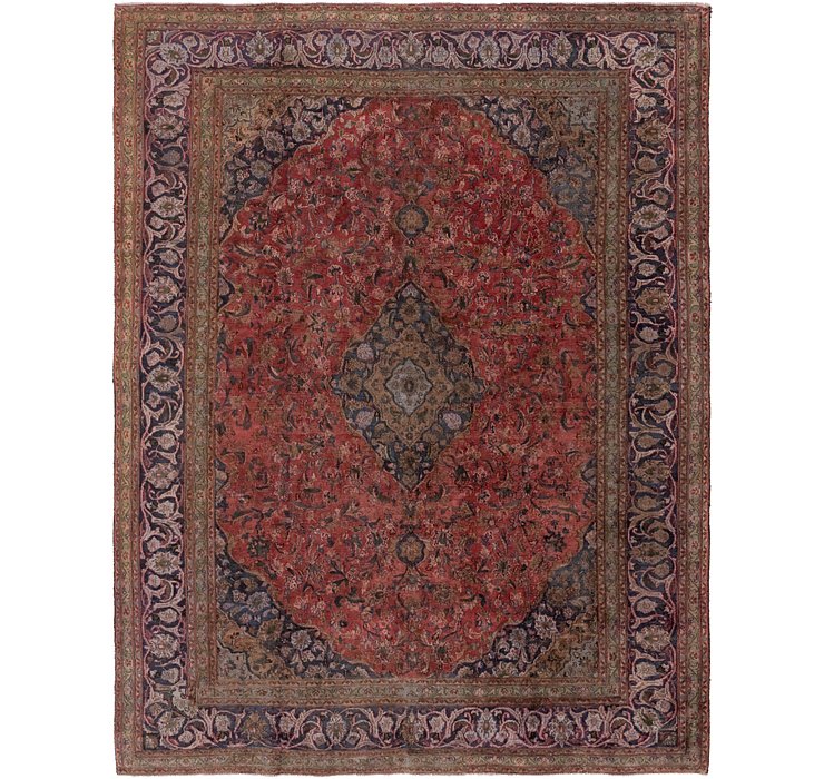 9' 3 x 12' Mashad Persian Rug