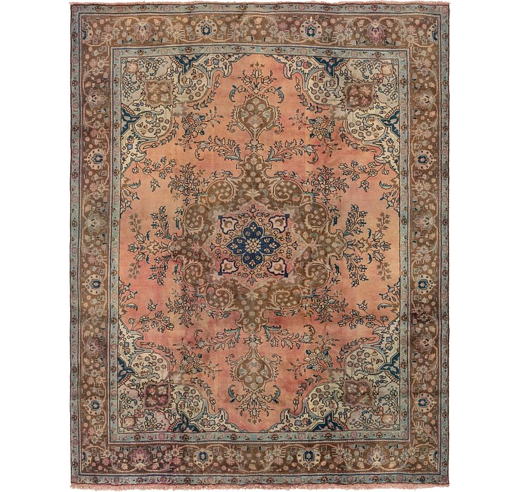 9' 3 x 12' 4 Tabriz Persian Rug