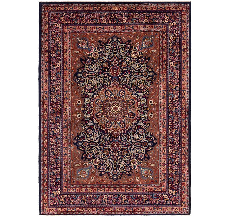 8' x 11' 4 Mashad Persian Rug