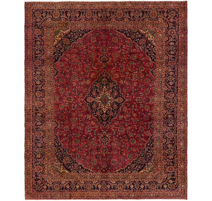 9' 8 x 12' 2 Mashad Persian Rug