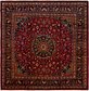 9' 10 x 10' 2 Mashad Persian Square Rug thumbnail image 1