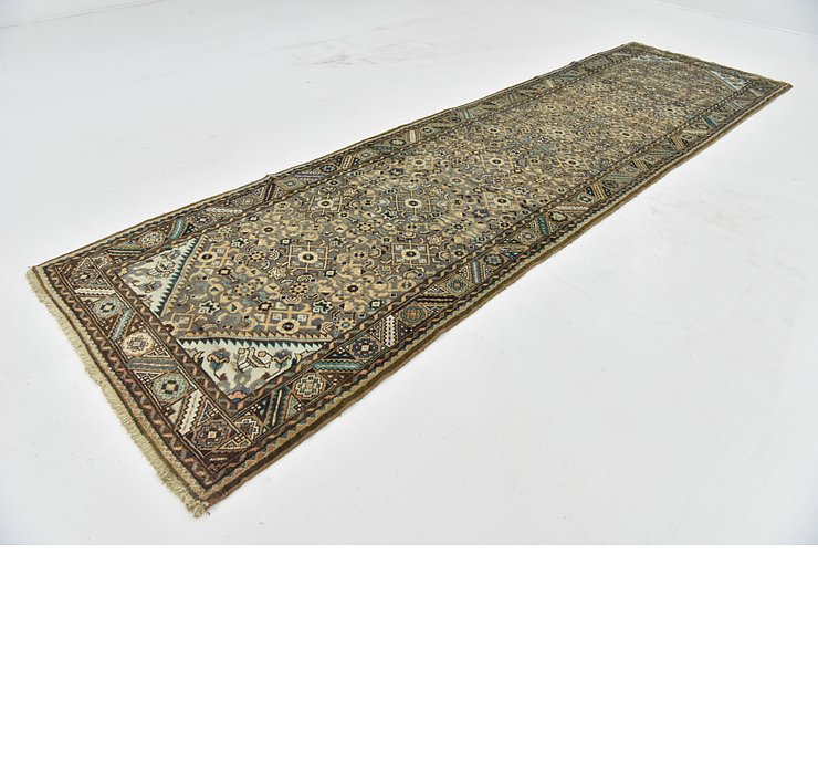 3' 8 x 13' 4 Hossainabad Persian Run...