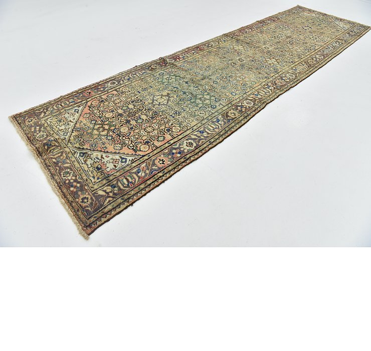 3' 8 x 13' 6 Hossainabad Persian Run...