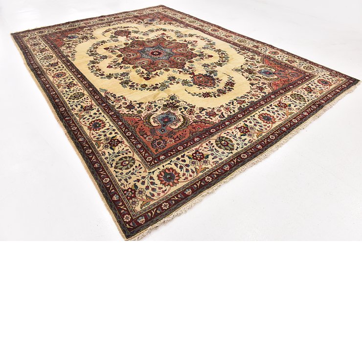 9' 5 x 12' 9 Tabriz Persian Rug