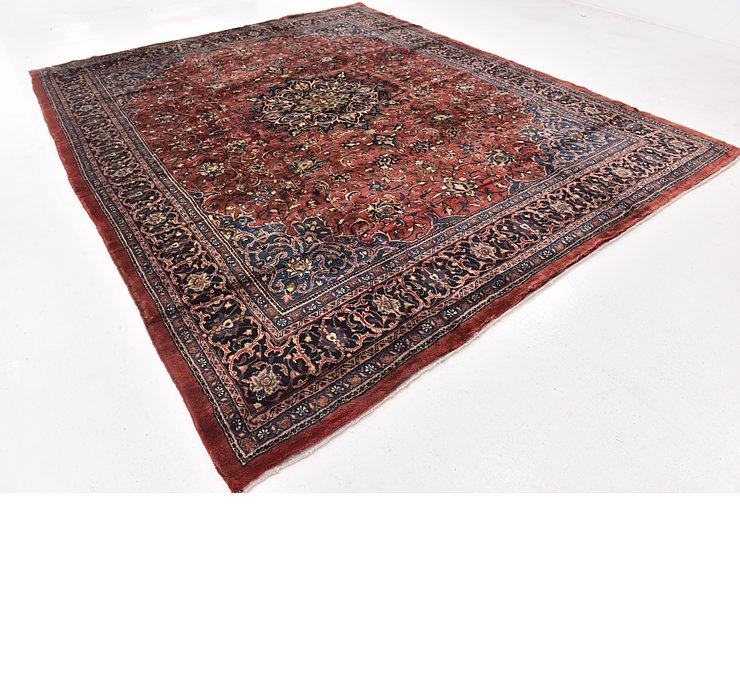 9' 10 x 13' 9 Sarough Persian Rug