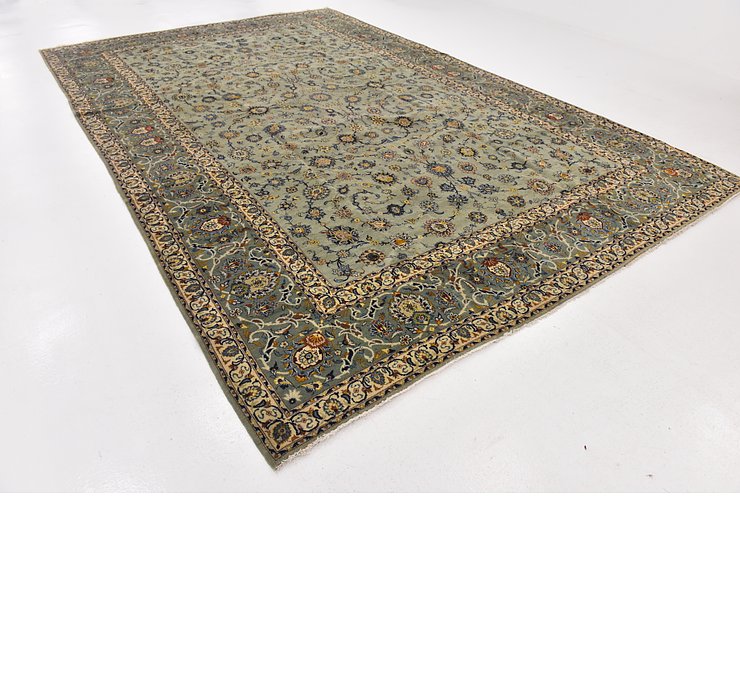 9' 10 x 15' Kashan Persian Rug