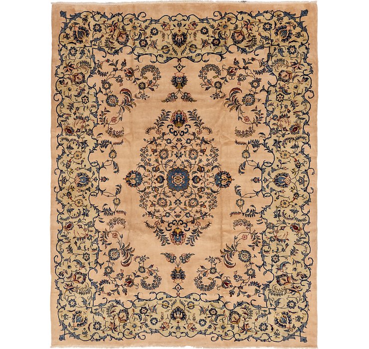 10' x 12' 10 Kashan Persian Rug