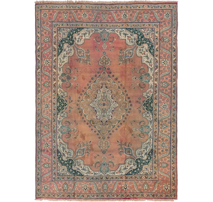 9' 6 x 13' 2 Tabriz Persian Rug