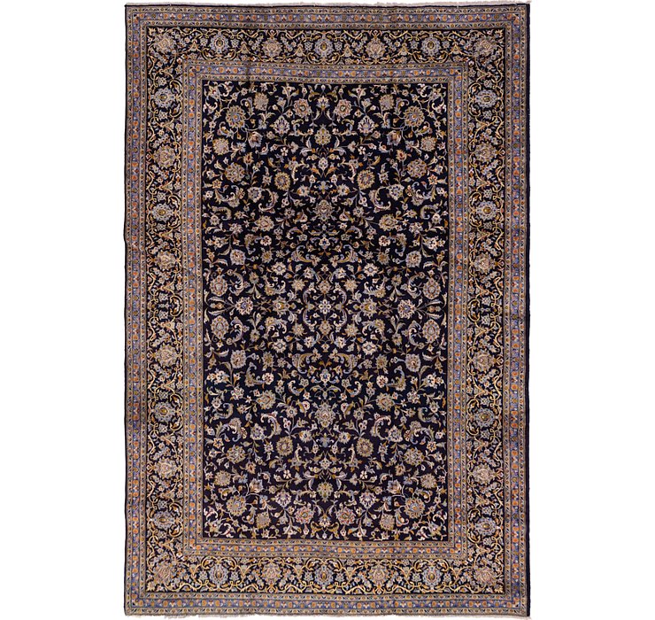 HandKnotted 9' x 13' Kashan Persian Rug