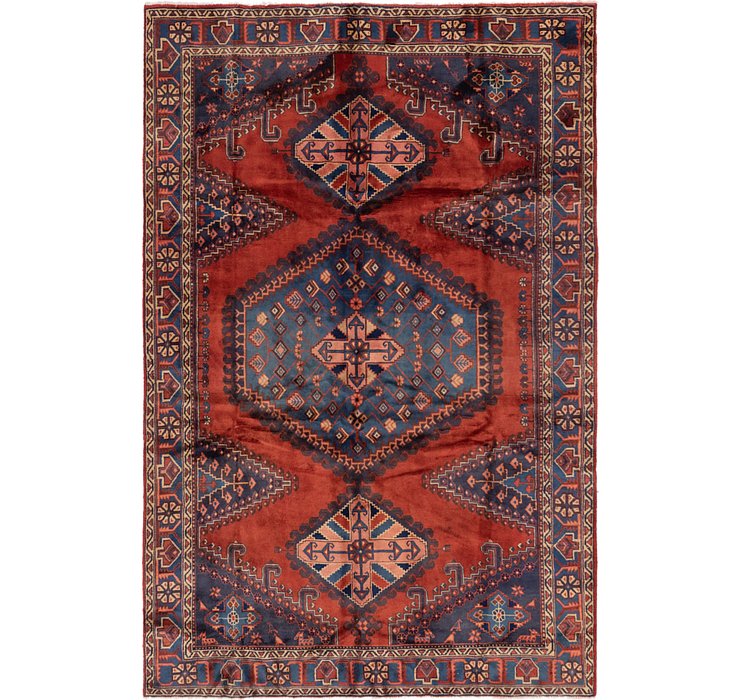 6' 8 x 10' 2 Viss Persian Rug