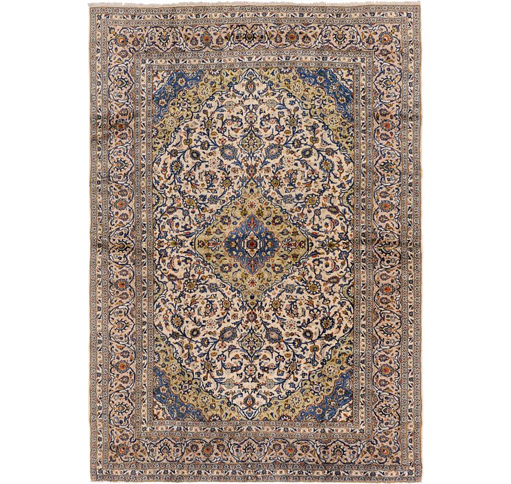 8' 2 x 11' 9 Kashan Persian Rug