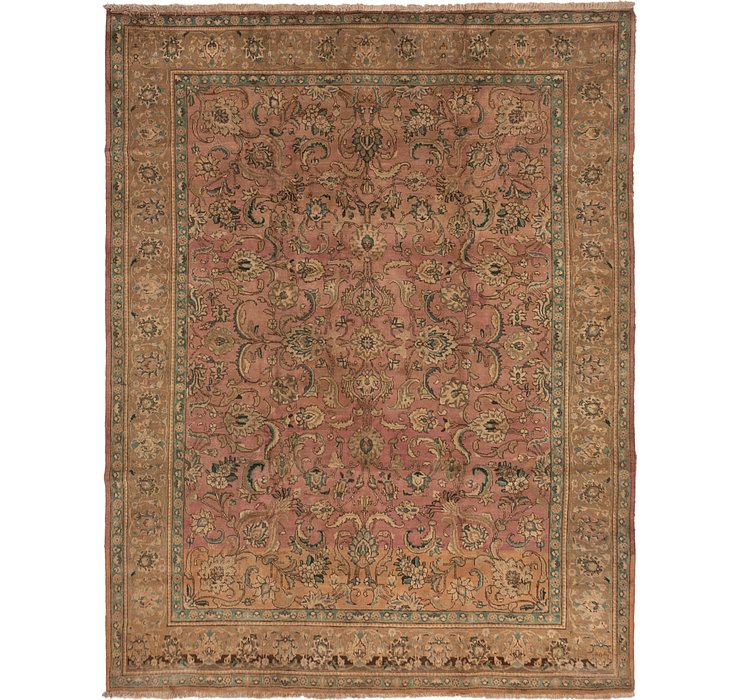 10' x 12' 10 Tabriz Persian Rug