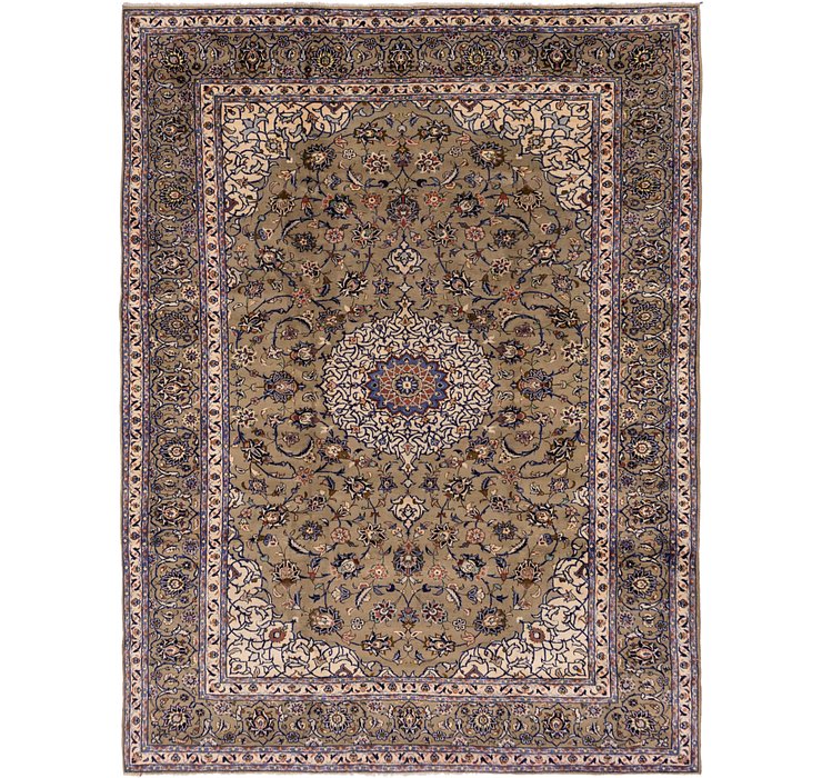 9' 4 x 12' 9 Kashan Persian Rug