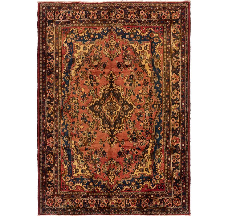 7' 2 x 9' 9 Hamedan Persian Rug
