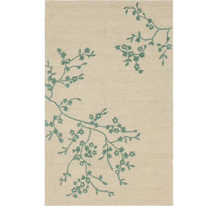 5' x 8' Floral Agra Rug