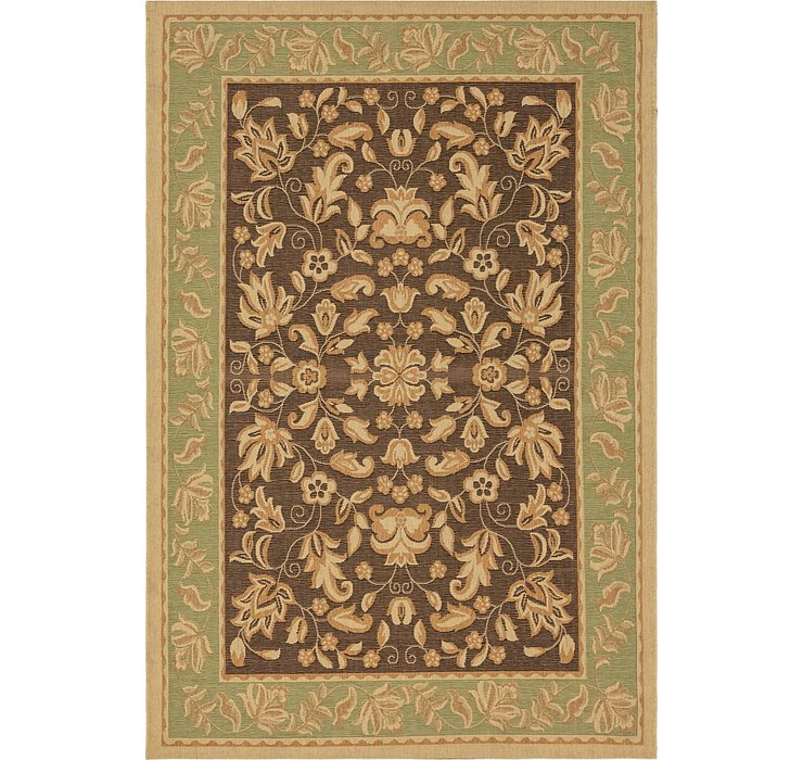 8' 4 x 9' 6 Outdoor Botanical Rug