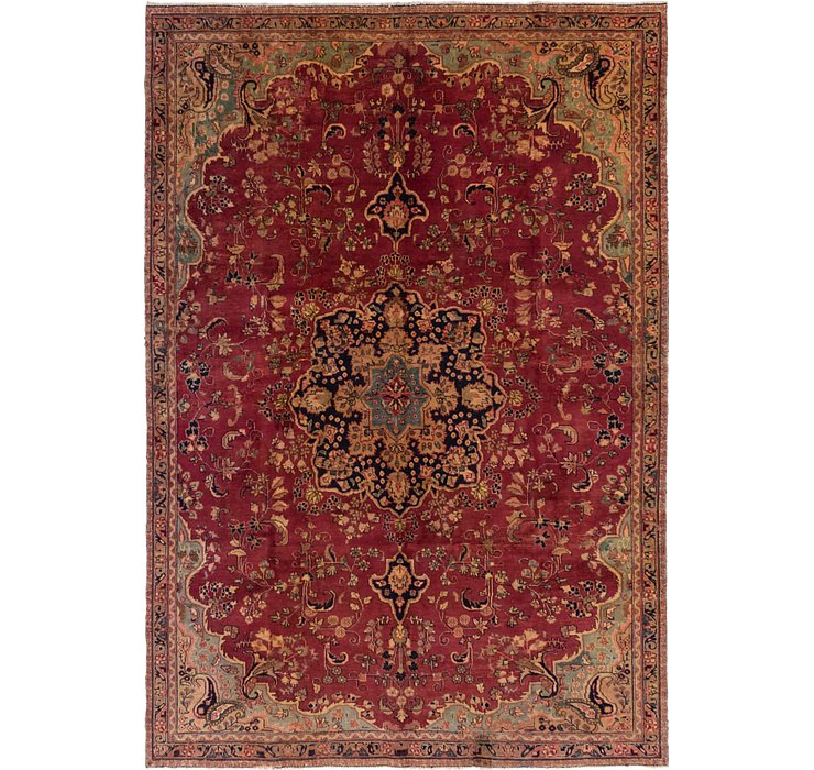 7' 2 x 10' 4 Tabriz Persian Rug