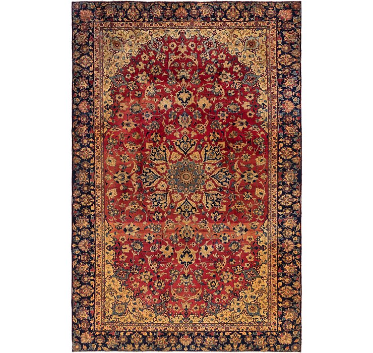 8' 7 x 12' 6 Isfahan Persian Rug
