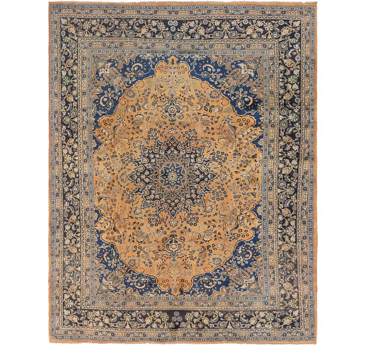 9' 9 x 12' 6 Mashad Persian Rug