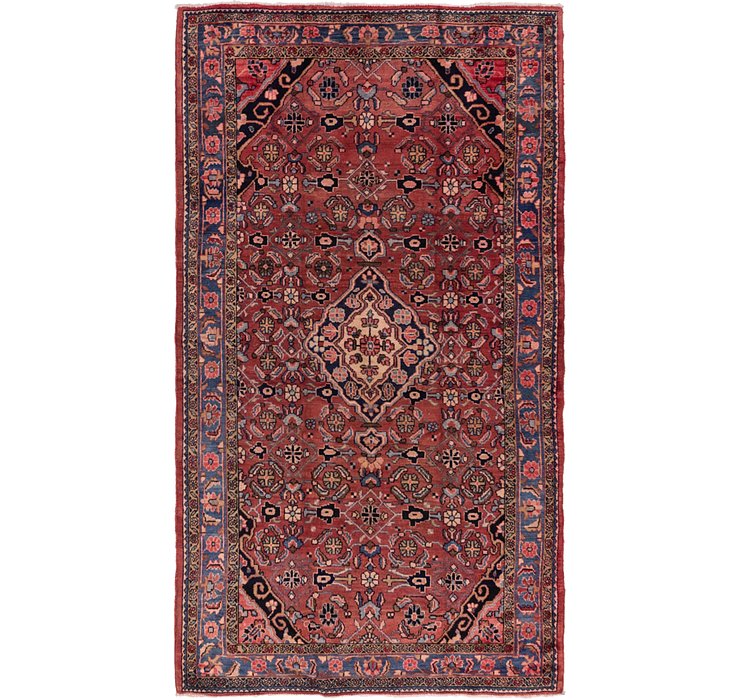 5' 3 x 9' 7 Hamedan Persian Runner ...