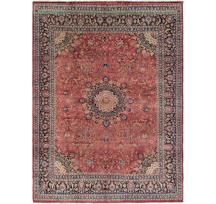9' 10 x 13' Isfahan Persian Rug