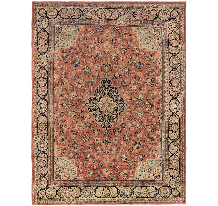 10' 6 x 14' Meshkabad Persian Rug