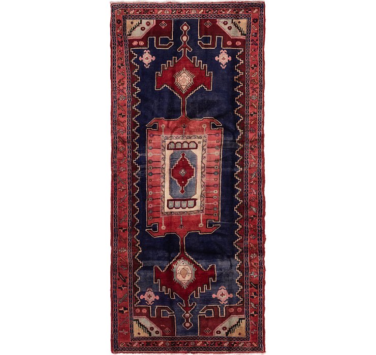 4' 5 x 9' 9 Hamedan Persian Runner ...