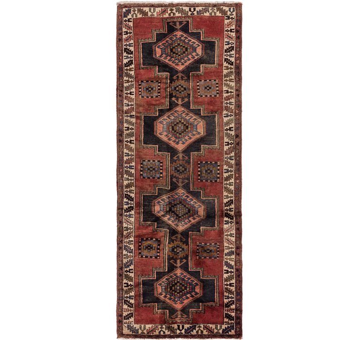 3' 6 x 9' 8 Shiraz Persian Runner Rug