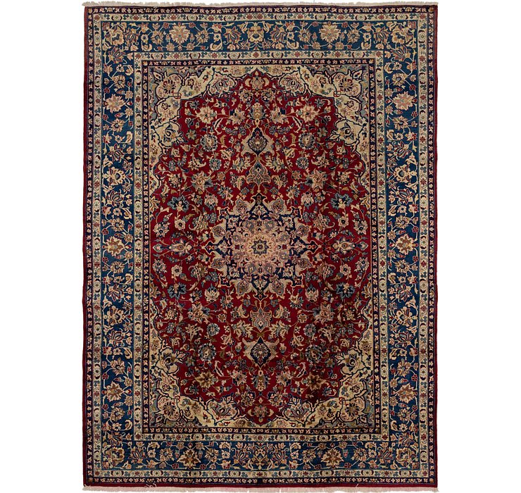9' 6 x 13' 6 Isfahan Persian Rug