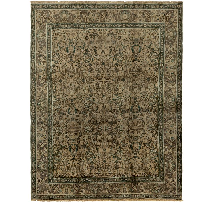 9' 7 x 12' 3 Tabriz Persian Rug