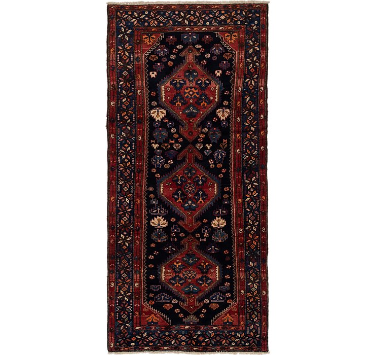4' 5 x 9' 3 Shahsavand Persian Runn...