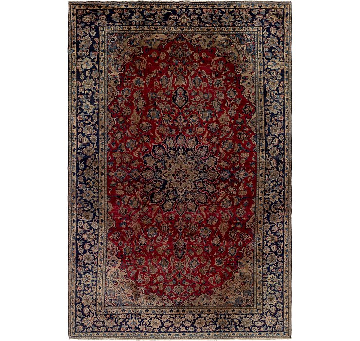 8' 7 x 13' 2 Isfahan Persian Rug